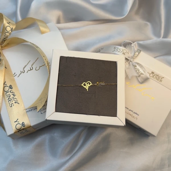 دستبند تمام طلا مادر قلبی